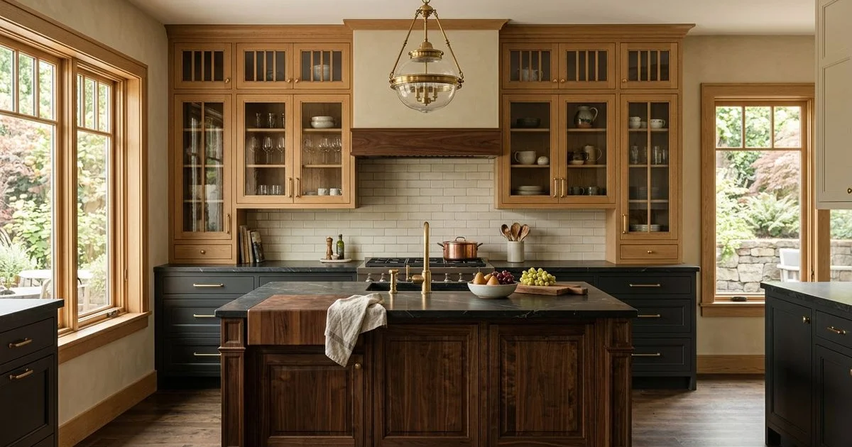 Craftsman-style Portland kitchen with beaded inset cabinetry