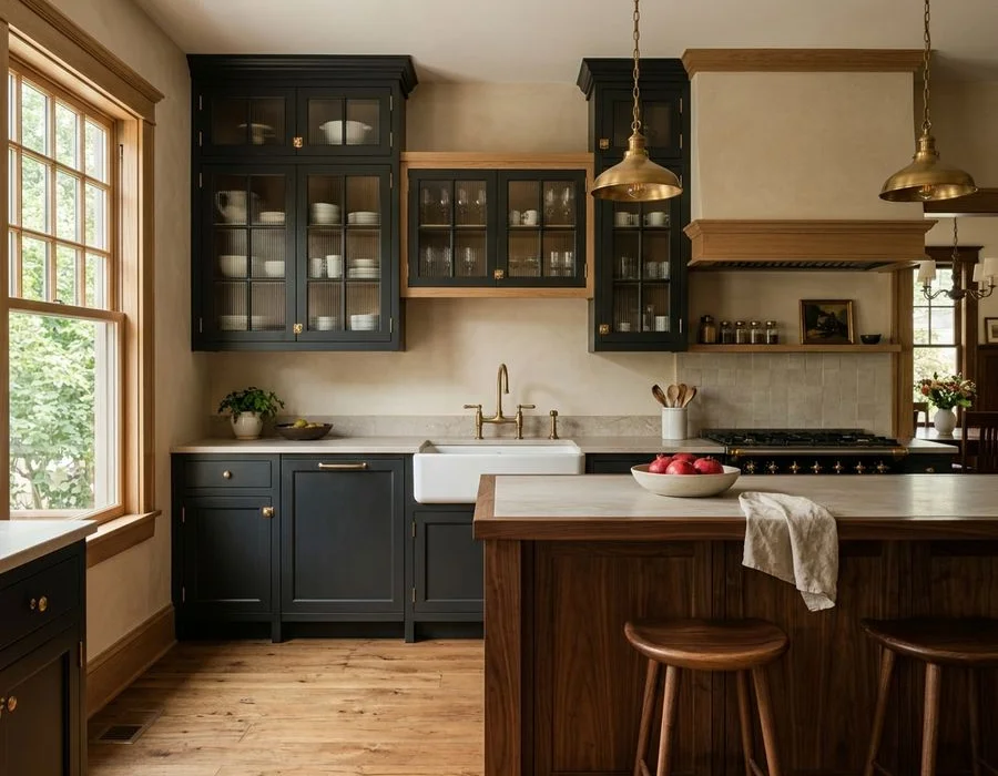 Beaded inset Craftsman kitchen in historic NE Portland